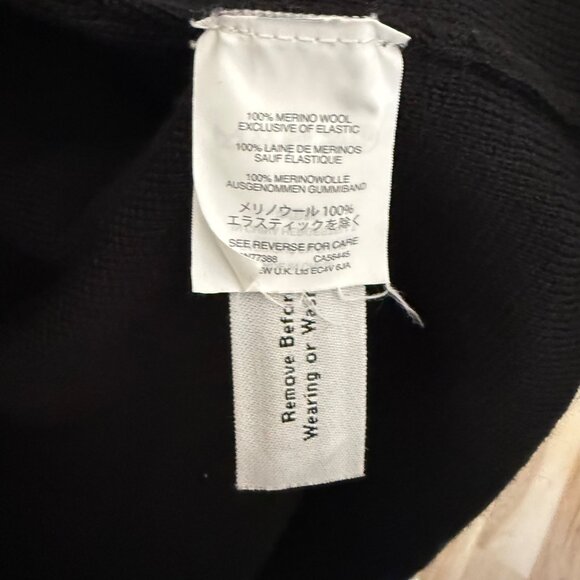 J. Crew Womens Black Merino Wool Open Front Cardigan/Blazer Jacket M - Picture 3 of 4